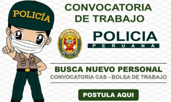 Convocatoria PNP Policia